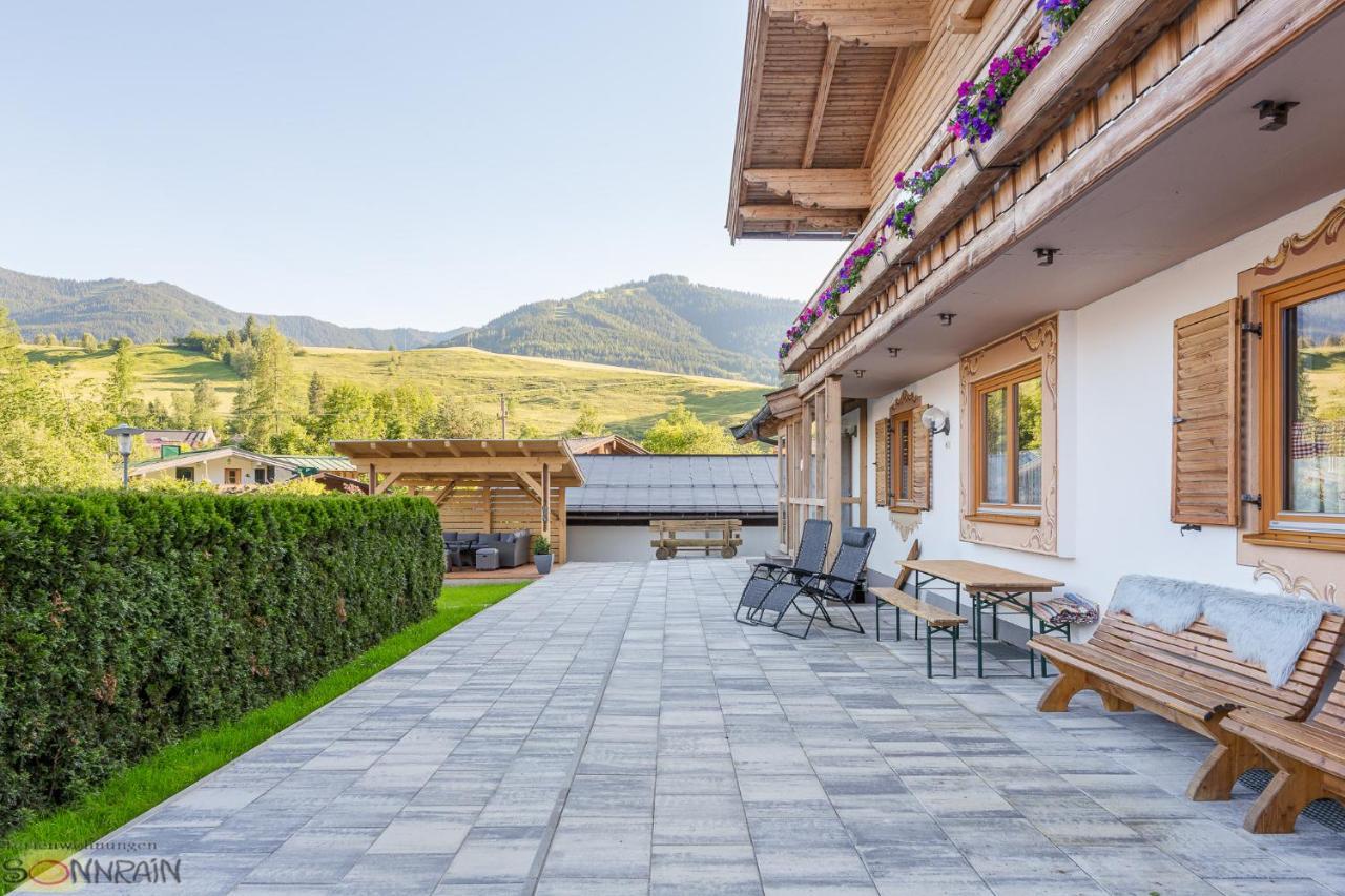 Ferienwohnungen Sonnrain 13 Leogang Buitenkant foto