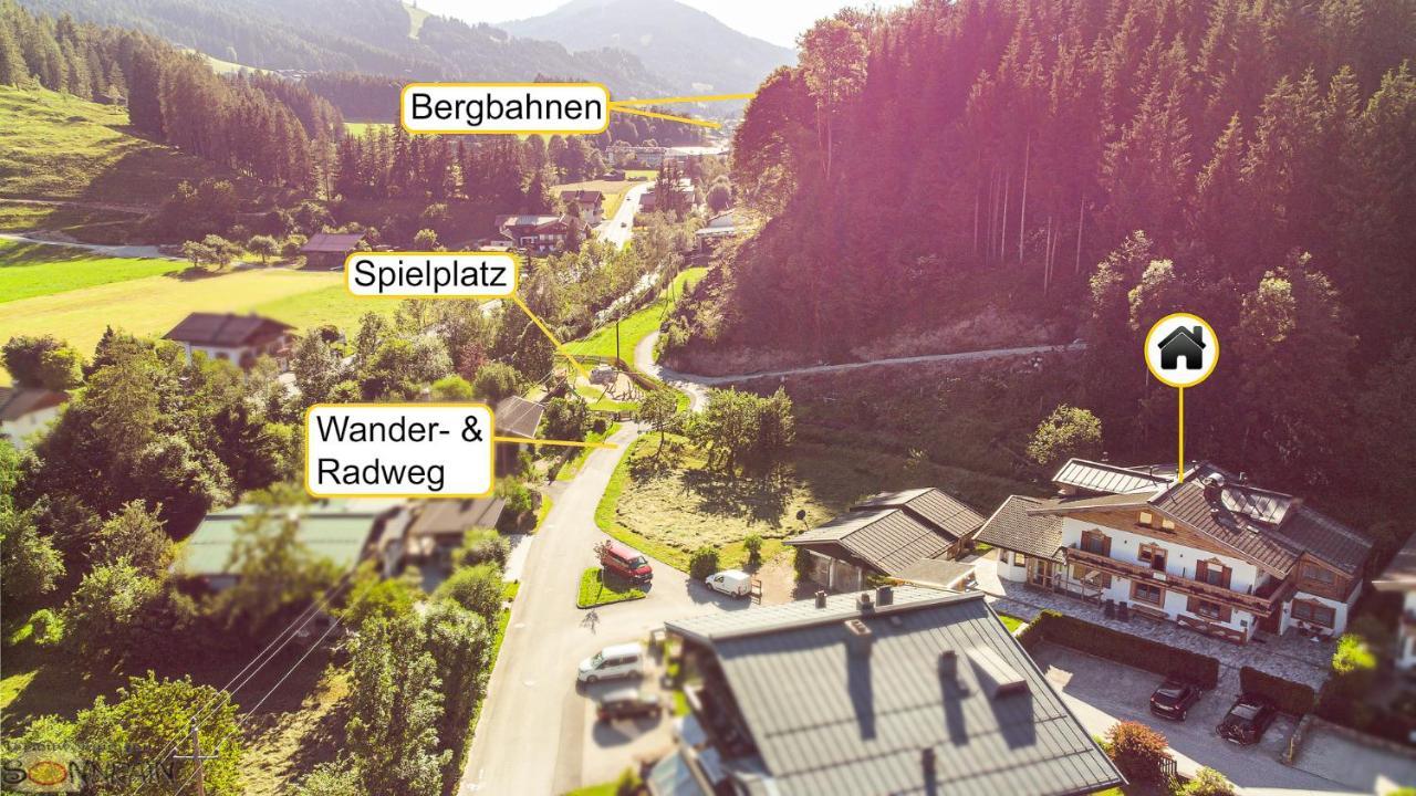 Ferienwohnungen Sonnrain 13 Leogang Buitenkant foto